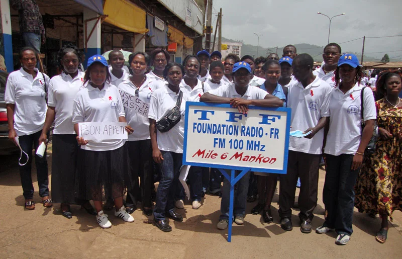 TFF staff during Labor Day celebrations in Bamenda, 2009