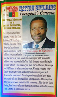 Another recognition for Dr. Christopher Fomunyoh First Photo