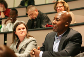 Dr. Chris Fomunyoh Visits DU to Discuss Democracy and Development in Africa 1