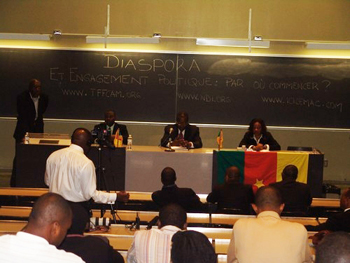&eacute;La diaspora camerounaise doit r&eacute;fl&eacute;chir 1