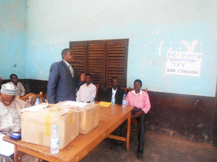 TFF Book Charity Caravan in Nkor Council 1