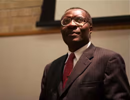 Dr. Chris Fomunyoh Visits DU to Discuss Democracy and Development in Africa